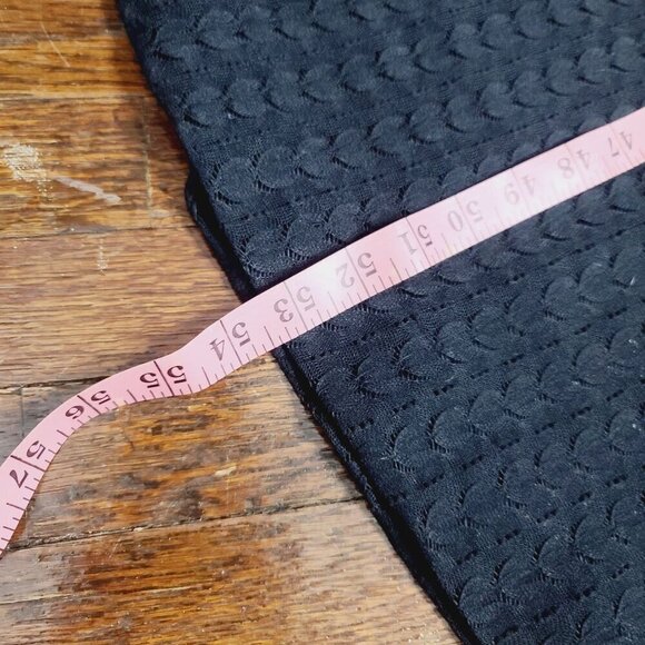 Vintage 1970s DVF Diane Von Furstenberg for RE-7 Black Crochet Sheer Dark Bohemi - Picture 14 of 16